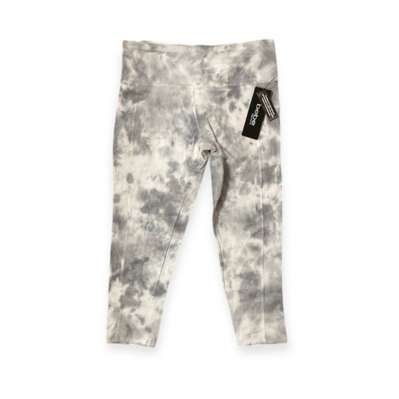 bebe Pants - BeBe Sport | NWT Women’s Light Gray Tie Dye Cropped Leggings
